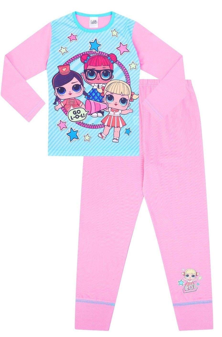 Girls Official LOL Surprise Pyjamas Pj Girl's Go L.O.L Pink Blue 30185