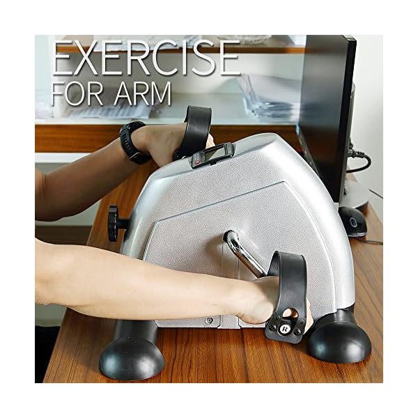 himaly-Mini-Exercise-Bike-Portable-Home-Pedal-Exerciser-Gym-Fitness-Leg-Arm-Training-Adjustable-Resistance-with-LCD-Display-for-Women-and-Men Mini Exercise Bike Pedal Exerciser Portable Home Office Leg Arm foot Cycle Bike with LCD Display & Adjustable Resistance…