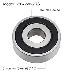 uxcell 6204-5/8-2RS Deep Groove Ball Bearings