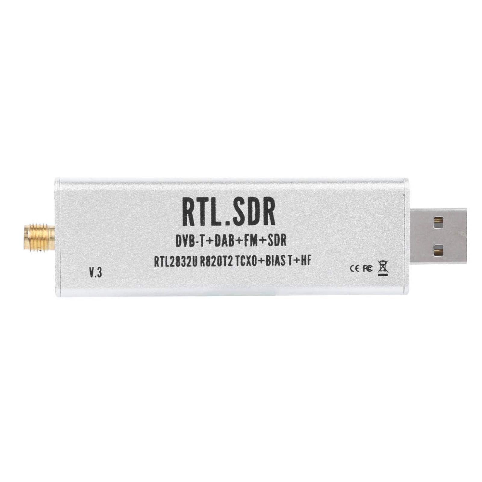 Récepteur Pleine Bande 0,1 MHz-1,7 GHz, Tuner Pleine Bande Système de radiocommunication RTL-SDR Récepteur Pleine Bande 0,1 MHz-1,7 GHz, Tuner Pleine Bande Système de radiocommunication RTL-SDR