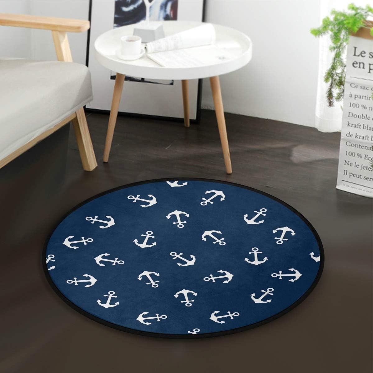 Round Nautical Area Rugs Standard Pedestal Sink