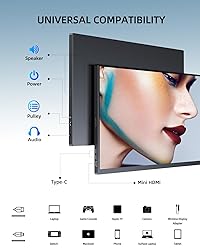 UPERFECT Portable Monitor 18.5 inch 120Hz 100% sRGB