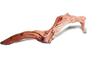 HEMYIS Natural Teak-Wood for Fish Tank Driftwood Decor,Aquarium Wood,Extra Large Aquarium Driftwood Branches for Reptile Decor (MOP-ZYM Driftwood Branch (14 to19 Inch)-Pack of 1)