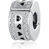 MiWangLing Reflexions Family Tree Clip Charm CZ Lock Stopper Bead for Pandroa Reflexions Bracelet