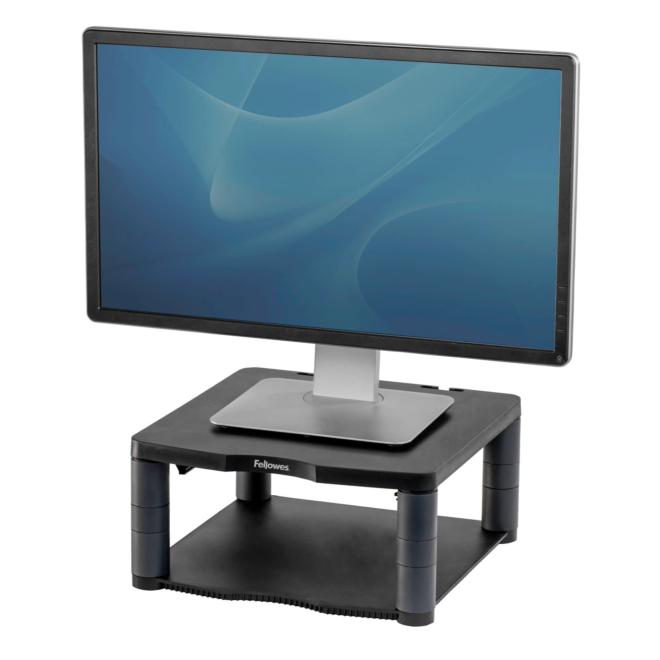 Fellowes Premium Height Adjustable Monitor Stand , Black