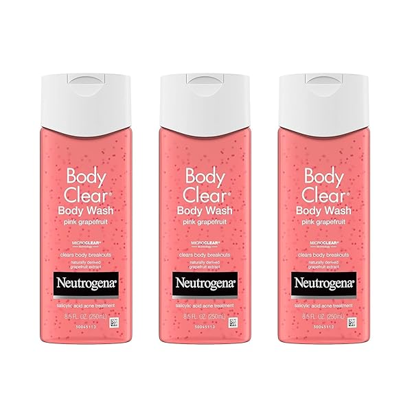 NEUTROGENA BODY CLEAR BODY CLEAR BODY WASH, PINK GRAPEFRUIT 8.5 OZ. (PACK OF 3)