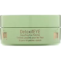 Pixi DetoxifEYE Depuffing Hydrogel Under-Eye Patches | Hyaluronic Acid, Gold & Caffeine Eye Patches For Under Eyes | Hydrate 