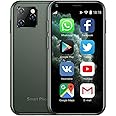 XS11 3G Mini Smartphone 2.5Inch WiFi GPS China Mobile 2GB RAM 16GB ROM Quad Core Android Cell Phones 3D Glass Slim Body HD Camera Dual Sim Compatible with Google Play Cute Smartphone (Green)