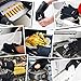 WISH4U Black Silicone BBQ/Cooking Gloves- Internal Finger Thicken Heat Resistant Layer Oven Mitts for Grilling,BBQ, Kitchen – Safe Handling of Pots and Pans– Cooking & Baking Non-Slip Potholders