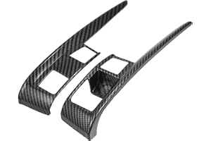 A ABSOPRO 1 Pair Gear Boots Trims Automatic Transmission Shift Panel Stickers for Honda Civic Sedan Hatchback Coupe 2016-2021