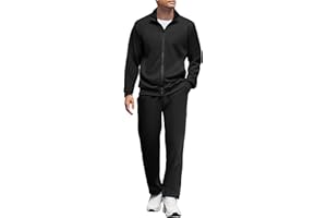 COOFANDY Men's Tracksuits Casual Sweatsuit 2 Piece Full Zip Athletic Jogging Suit Sets Sport Sweat Suit