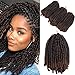 Spring Twist Crochet Hair Bomb Twist Hair Fluffy Twist Braiding Synthetic Hair 8inch 3packs Natural Hair Extension (T1B/30)