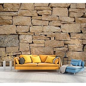 Wall Mural Rock Wall Background Removable Wallpaper Wall Sticker for Bedroom Living Room - 66x96 inches