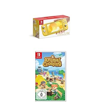 Nintendo Switch Lite Standard Gelb Animal Crossing New Horizons Nintendo Switch Amazon De Games