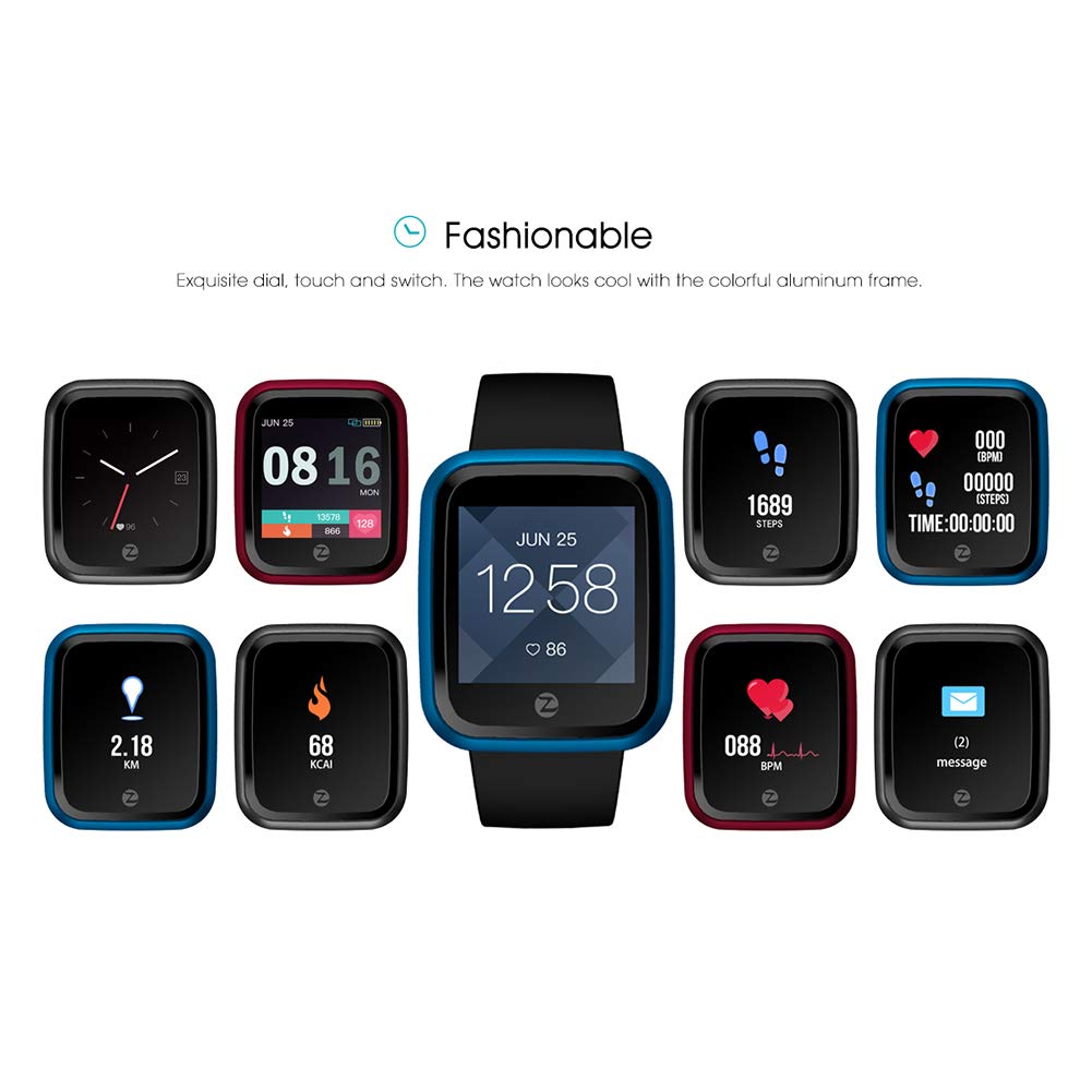 Amazon.com: Zeblaze Crystal 2 Smart Watch IP67 Waterproof ...