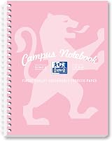 Oxford Campus A5 Notebook Wirebound 8 mm Lines 140 Pages Optik Paper+