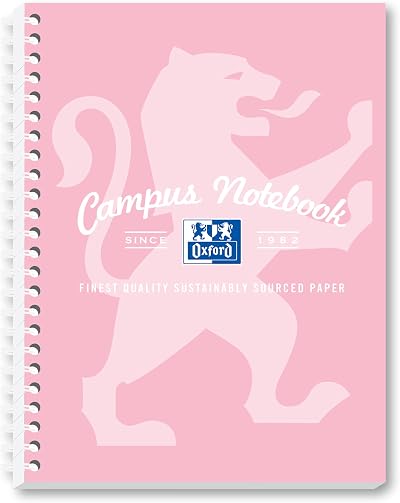 Oxford Campus A5 Notebook Wirebound 8 mm Lines 140 Pages Optik Paper+