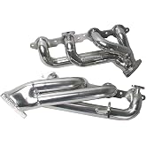 BBK Performance 40050 CNC-Series Performance Header; Silver Ceramic; 1.75 in.;