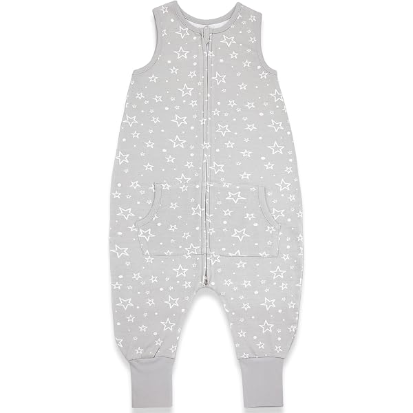 Ililmmoe Baby Sleep Sack With Feet - Muslin Cotton Wearable Blanket, No Sleeves, For 6 Months To 4 Years