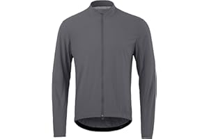 RISESBIK Men's Cycling Jacket Ultra-light Cycling Tops 4 Pockets Windproof Waterproof Bike Windbreaker Double Open Zipper