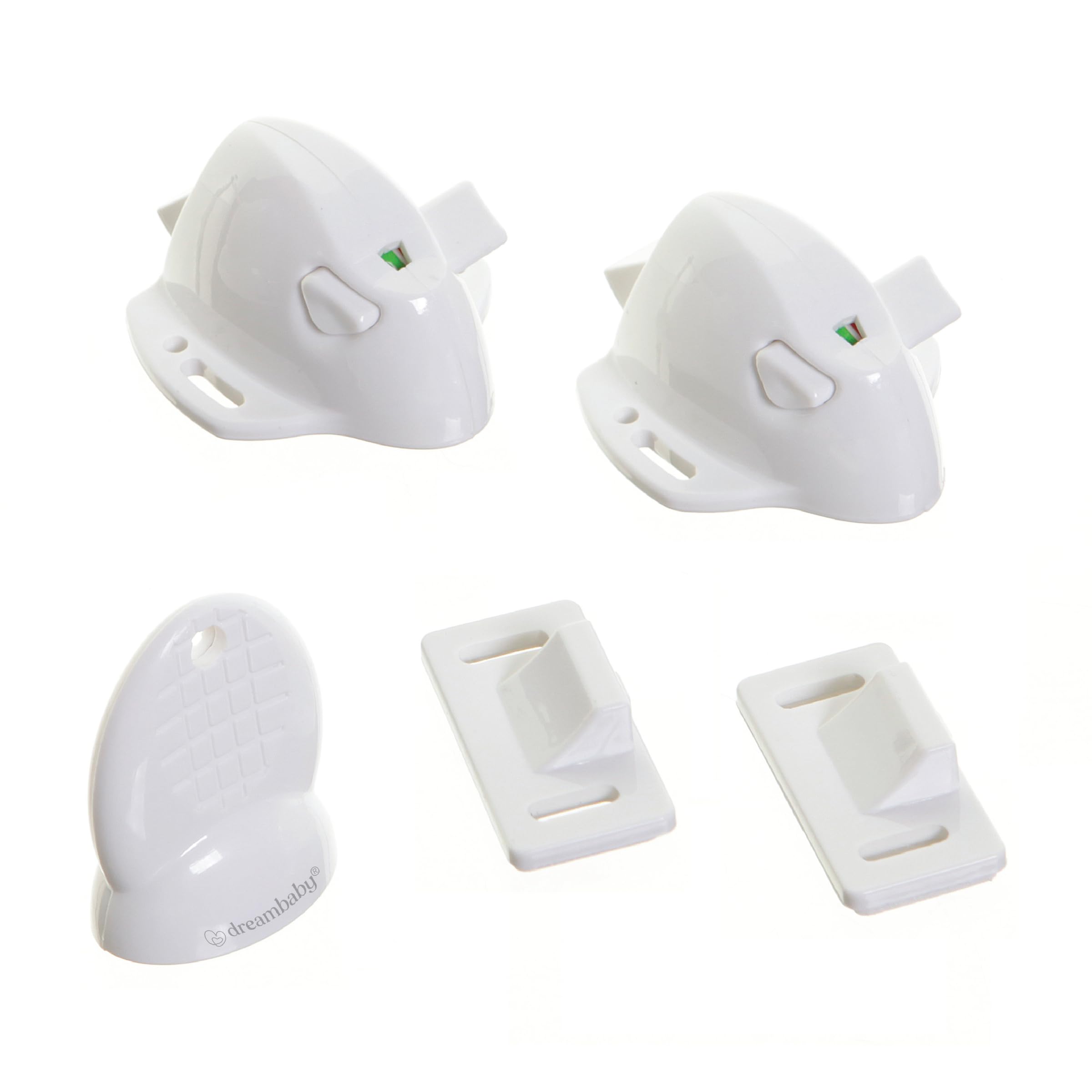 Dreambaby Adhesive Mag Locks (2 Locks and 1 Key)