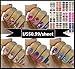 Love Nest Nail Art Tips Stickers False Nail Design Manicure Decals Nail Art Water Nail Art Decal / Tattoo / Sticker nail art decoration (Series 2)
