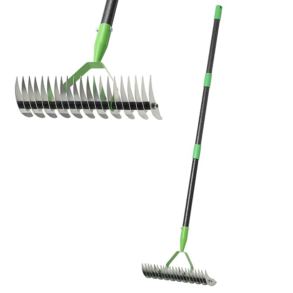 JAOTREL THATCH RAKE,COLD-PRESSED STEEL DETHATCHER RAKE – 56...