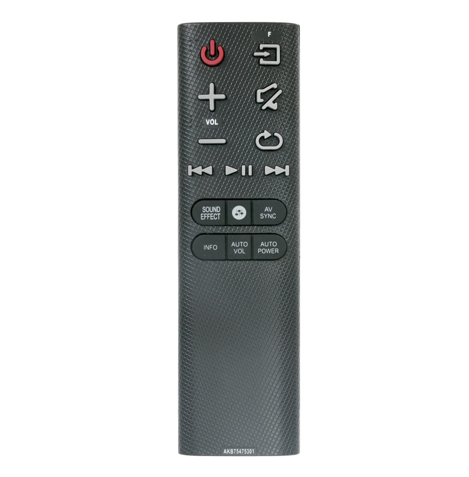 AULCMEET AKB75475301 Replaced Remote Control Compatible with LG Home Cinema Audio System Soundbar SPK5B-W SK9Y SK10Y SK6Y SK8Y SPK8-W