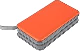 alavisxf xx 96 Capacity CD DVD Case Portable Zipper Holder Orange view 5