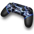 AceGamer Wireless Controller for PS4, Custom Design V2 Gamepad Joystick for PS4 with Non-Slip Grip of Both Sides and 3.5mm Au