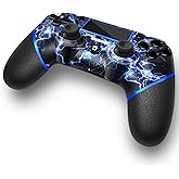 AceGamer Wireless Controller for PS4, Custom Design V2 Gamepad Joystick for PS4 with Non-Slip Grip of Both Sides and 3.5mm Au