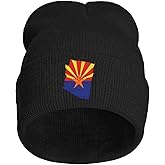 Aoojanu Embroidery Beanie for Men & Women, Multi-Season Stretch Skull Knit Hats, Winter Warm Beanie