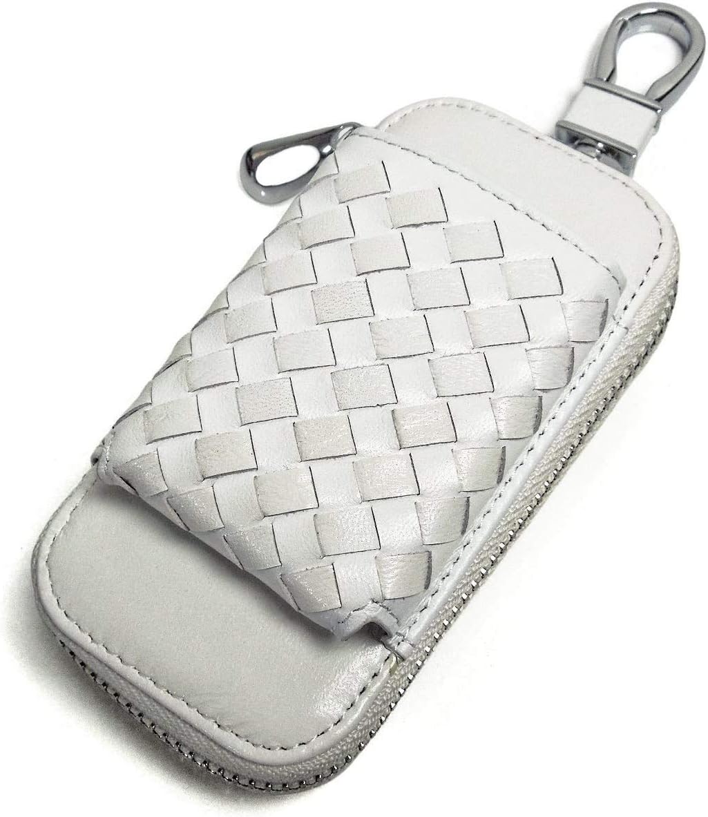 Amazon Co Jp アイコスケース 本革 レザー Iqos 電子タバコ 収納ケース ホワイト 白 編み込み アクセサリー アイコス 収納 カバー 煙草ケース ホビー