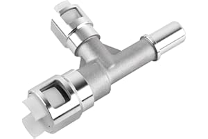 KOLASINA 800-413HP Metal Heater Hose Connector - Compatible with Select Cadillac, Chevrolet, and GMC Models - Upgraded OE Fix, Leak-Resistant, Direct Replacement for HVAC and Coolant Hoses