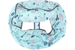 Jeffergarden Infant Dining Chair Seat Cushion, 65 * 35 * 40cm Silk Foldable Baby Shopping Cart Baby Seat Cover Portable Shopp