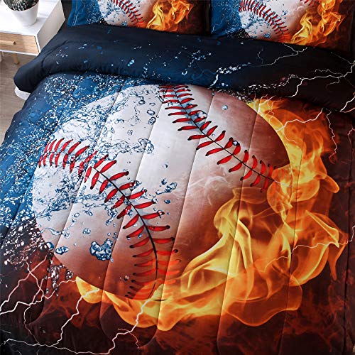 baseball bed sheets full