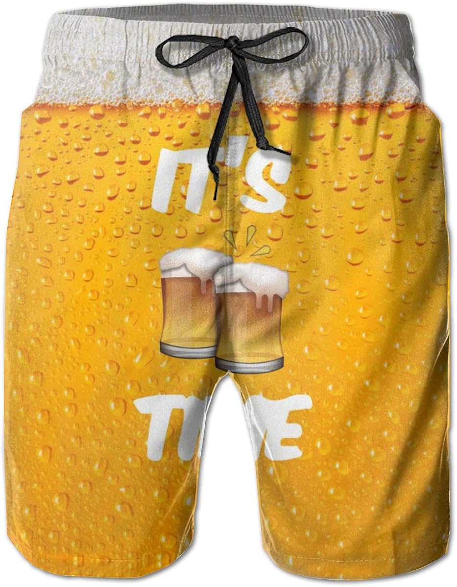 gold hibiscus print swim shorts