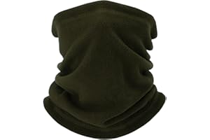 Supeniu Winter Neck Warmer, Polar Fleece Neck Gaiter Warm Face Cover, Cold Weather Ski Face Mask Windproof for Men and Women