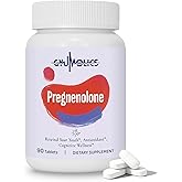 Gyumolics Pregnenolone 100mg Supplement for Cognitive Function & Mental Clarity - Multi-Ingredient Formula for Men & Women - 90 Tablets