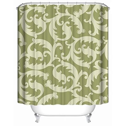 Huiyiyang Home Bathroom Decorative Shower Bath Curtains Abstract