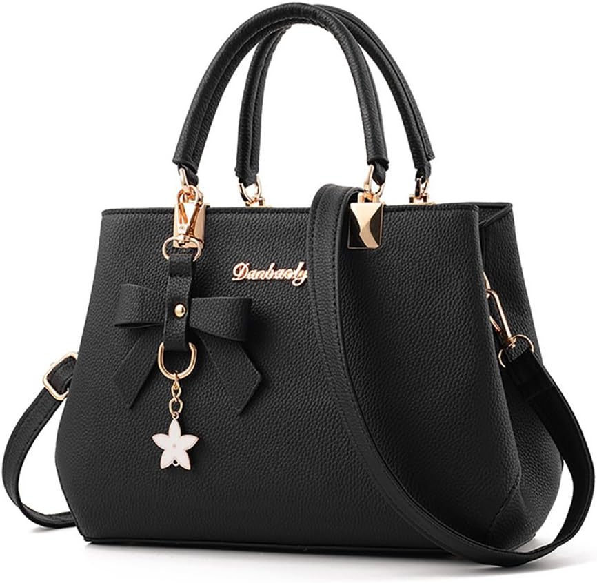 XMLiZhiGu Women's PU Leather Shoulder Crossbody Bag Top-Handle Handbag Tote Bag