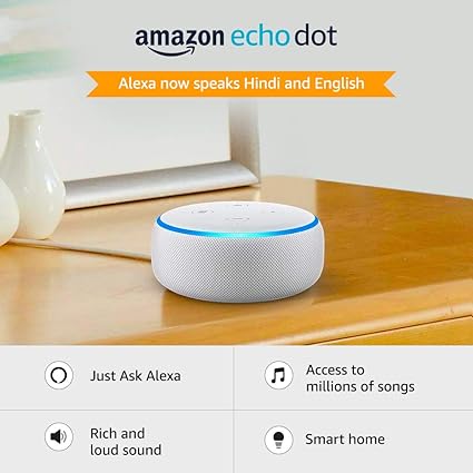 echo dot 3rd generation white