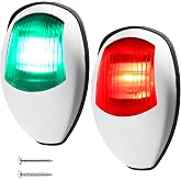 TRUTIDAL Marine Navigation Lights Bow Lights for Boats Led,USCG 2NM Waterproof Red And Green Boat Running Lights for Pontoon,Skiff,Yacht,Jon Boat