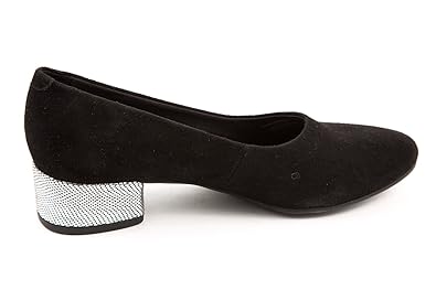 Vagabond Damen Jamilla Pumps Schwarz Silber Metallic