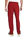 Russell Athletic Men's Dri-Power Open Bottom Sweatpants with Pockets, Cardinal, XL