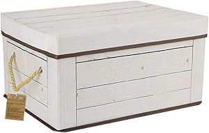 Livememory Decorative Storage Bin with Lids Fabric Storage Box with Lids and Handles for Closet, Office, Bedroom, Toys - L15.7 x W11.8 x H7.9 Inches (Not Made of Wood)