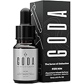 GODA For Him Pheromone Perfume for Men - Long-Lasting Men's Fragrances with Citrus and Lavender - Floral Perfume Oil with Spi