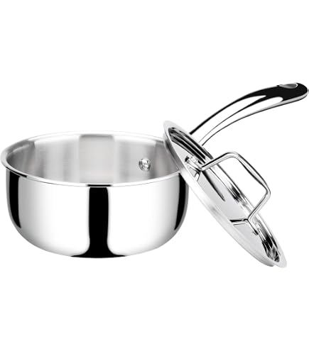 Amazon.com: Sitram Cybernox 2.1 Quart Saucier Pan with Cover: Home
