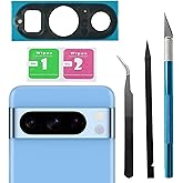 For Pixel 8 Pro Back Camera Glass Lens Replacement Part Compatible with Google Pixel8Pro Rear Camera Glass with Pre-Installed Adhesive and Repairing Toolkits