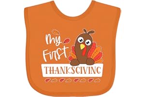 inktastic My 1st Thanksgiving Cute Turkey Baby Bib